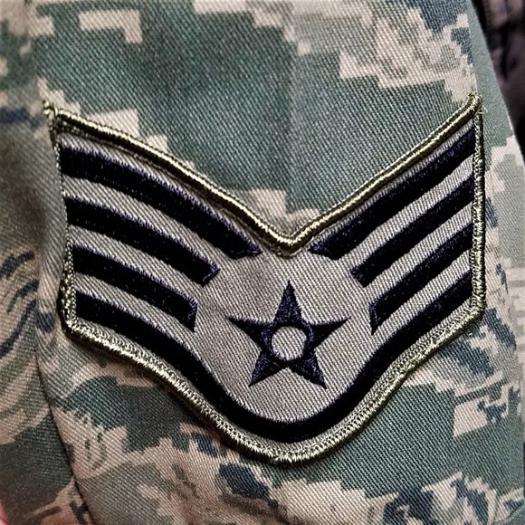 Staff Sargeant Rank Women's Airman Battle Uniform, 6L, NSN 8410-01-536-3779 - Picture 1 of 5